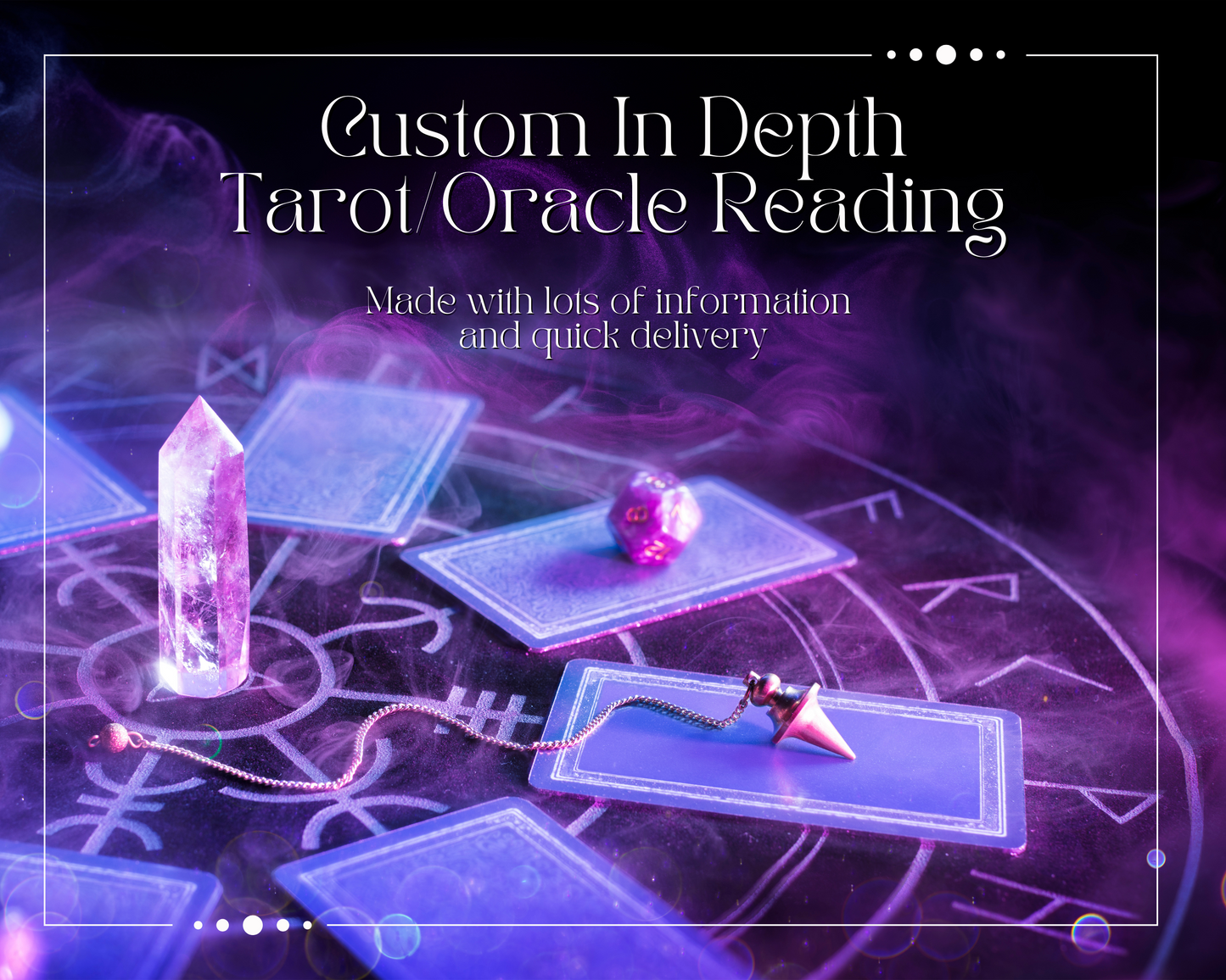 Custom In depth Tarot/Oracle Reading